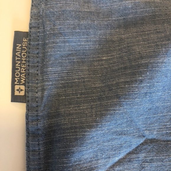 MOUNTAIN WAREHOUSE COCONUT TEXTURE SHORT SLEEVE BUTTON DOWN SHIRT - BNWT - Picture 6 of 11